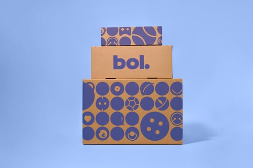 Stack of boxes.