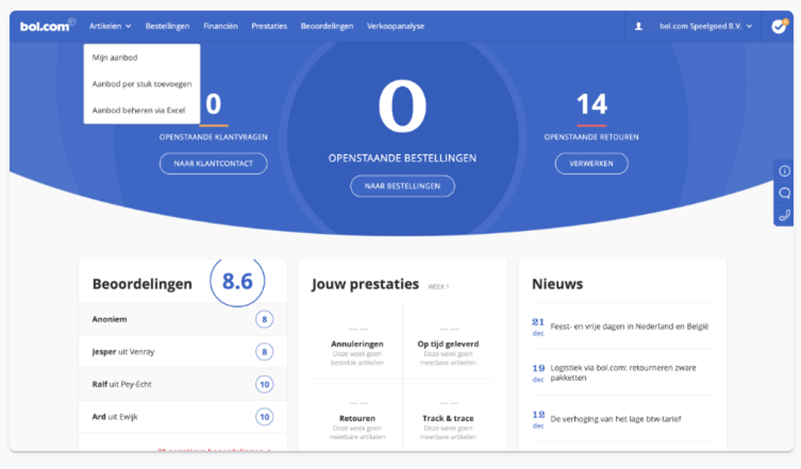 Ga naar je aanbod