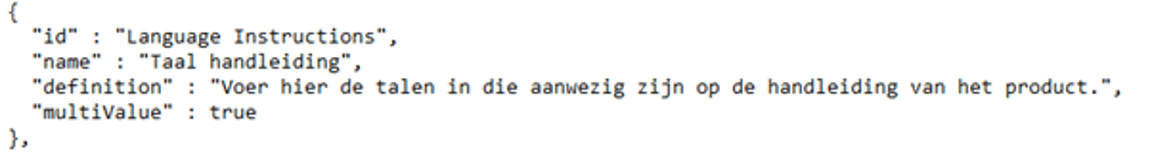 API taalkenmerken