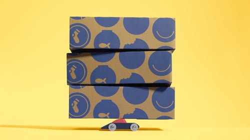 A yellow background with bol boxed