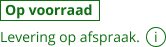 Op voorraad