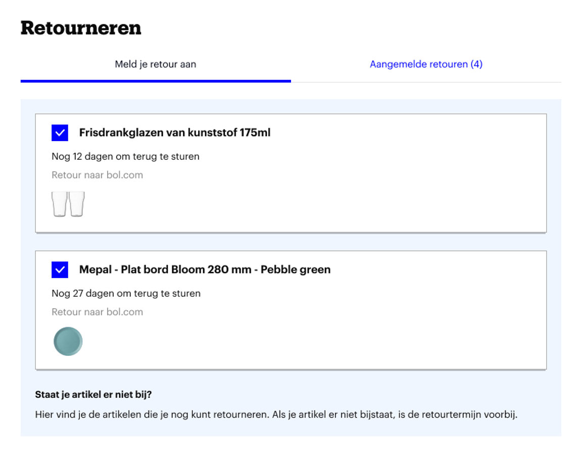 Zurücksenden