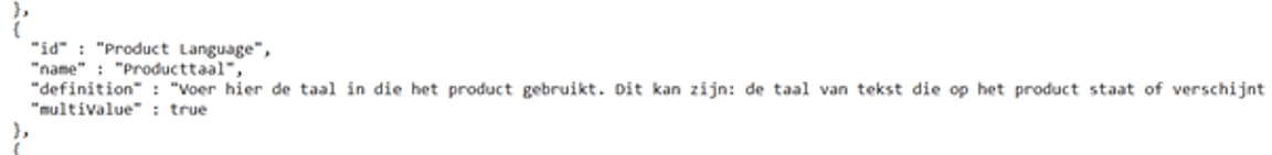 API taalkenmerken