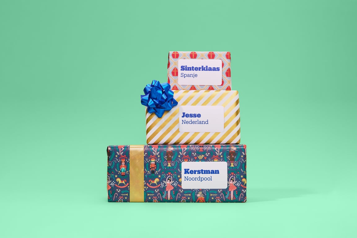 Pile de cadeaux.