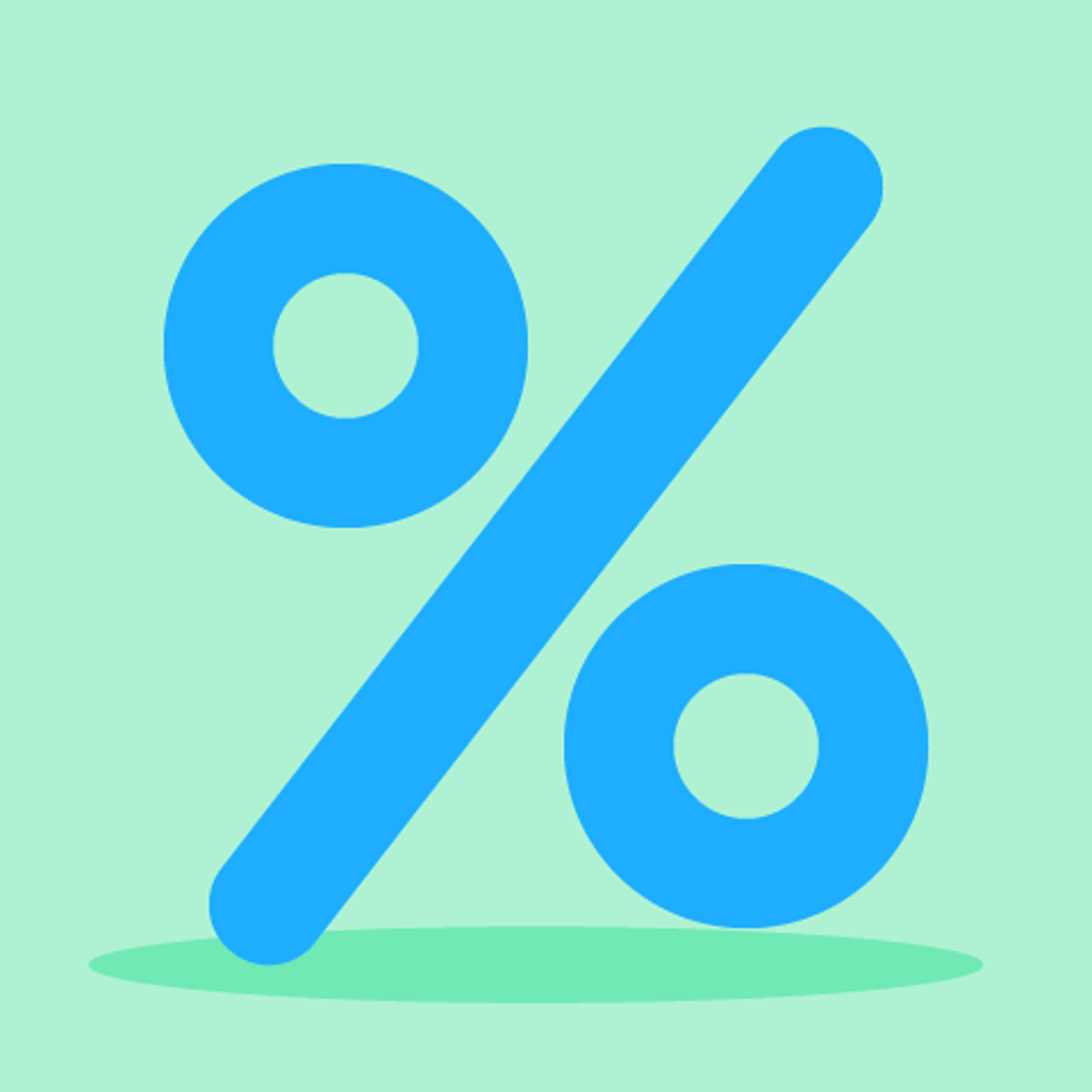 Percentage symbool
