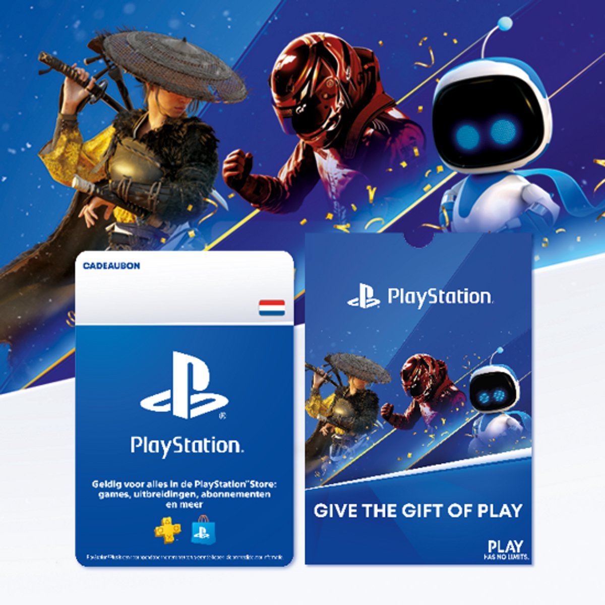 PlayStation fyisieke giftcards