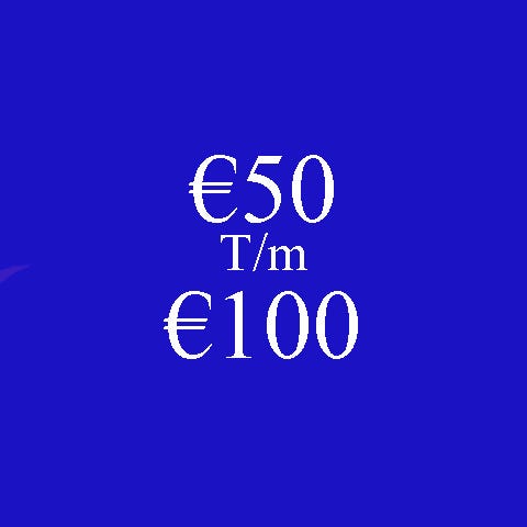€50 tot €100