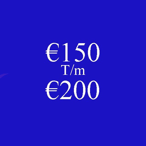 €150 tot €200