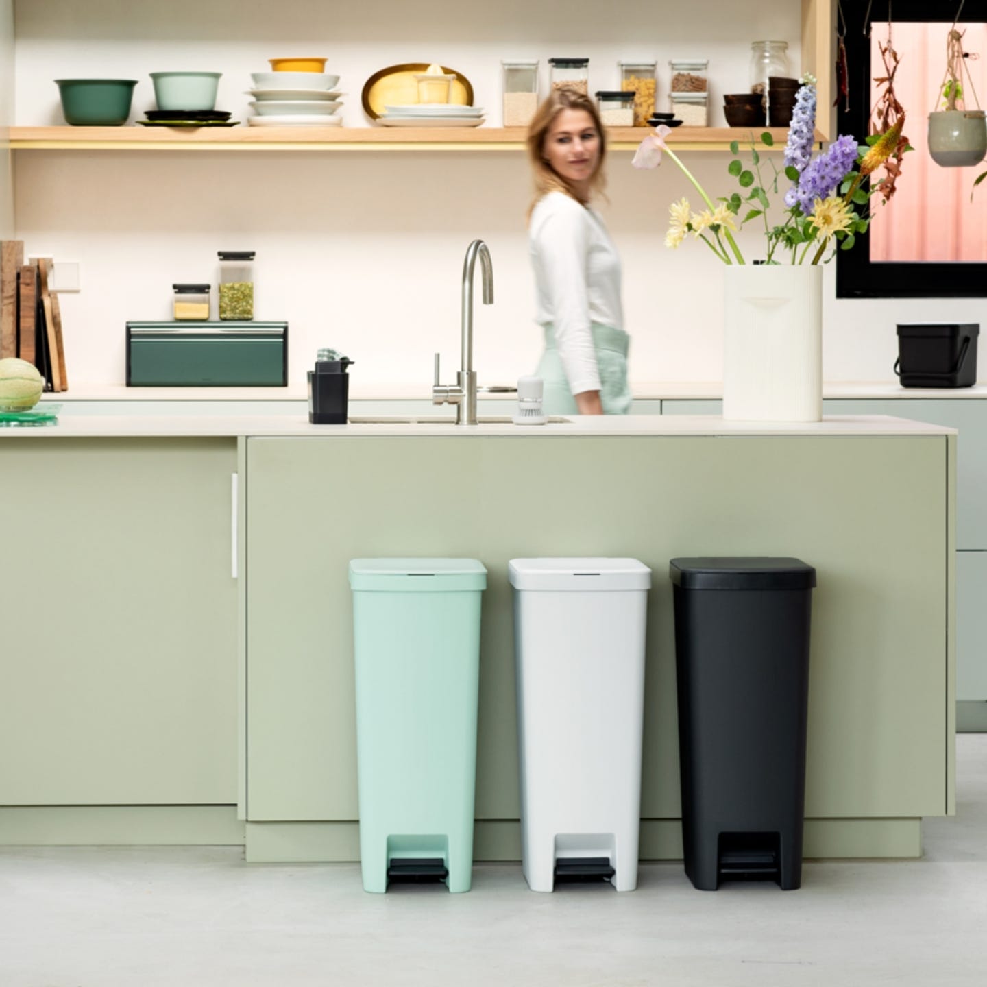 Duurzaamheid Brabantia Step-Up prullenbakken