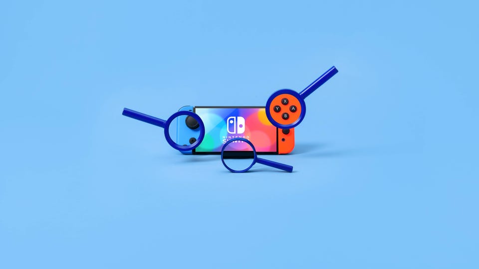 Nintendo met 3 vergrootglazen