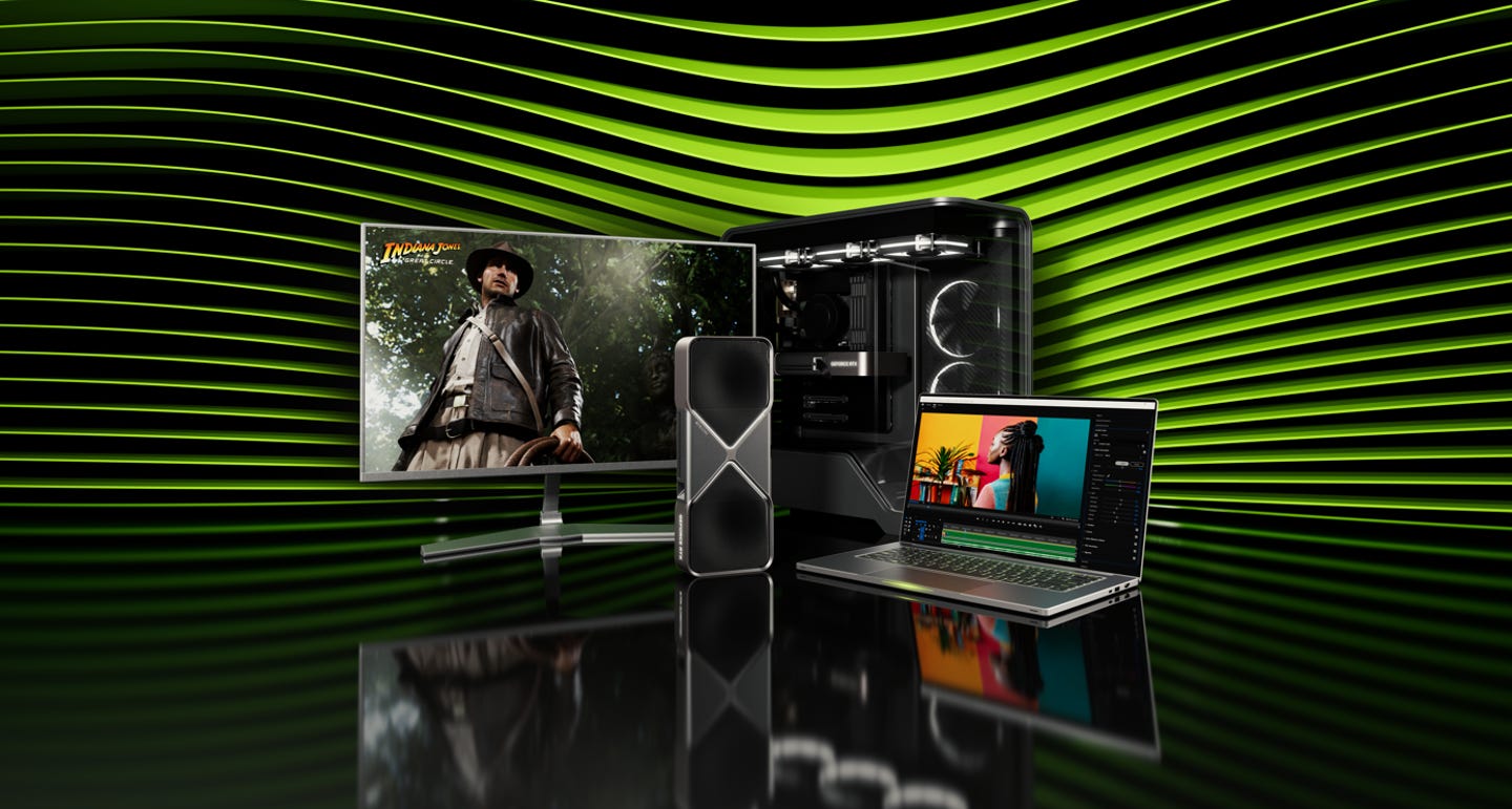 NVIDIA PC gaming setup