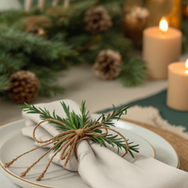 Kerstdiner Rustieke Kerst