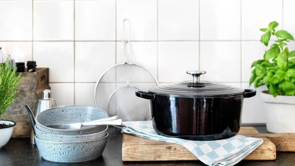 Gietijzeren pan