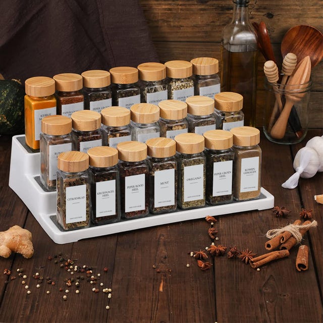 Kruidenpotjes met label