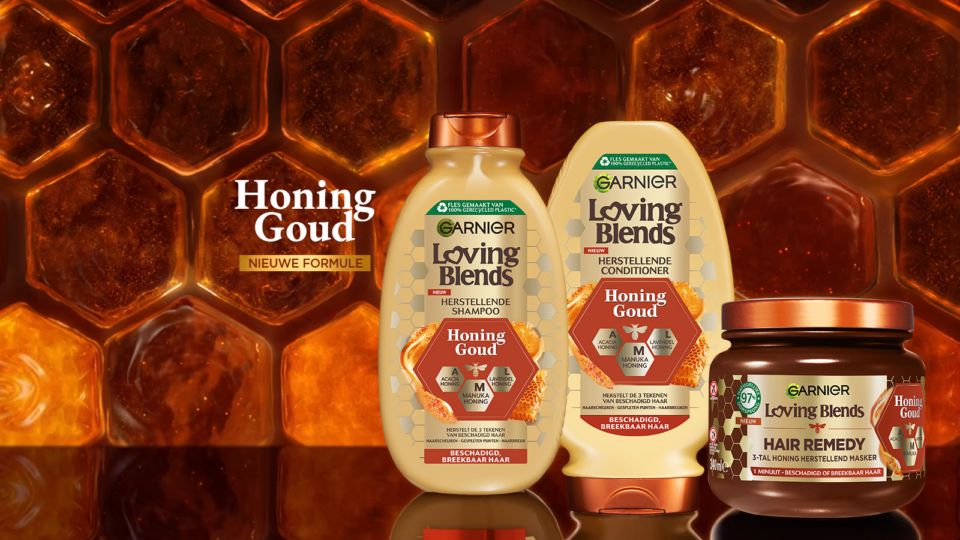 garnier loving blends honing goud haarverzorging