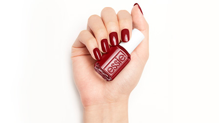 Picture of nails with essie nailpolish