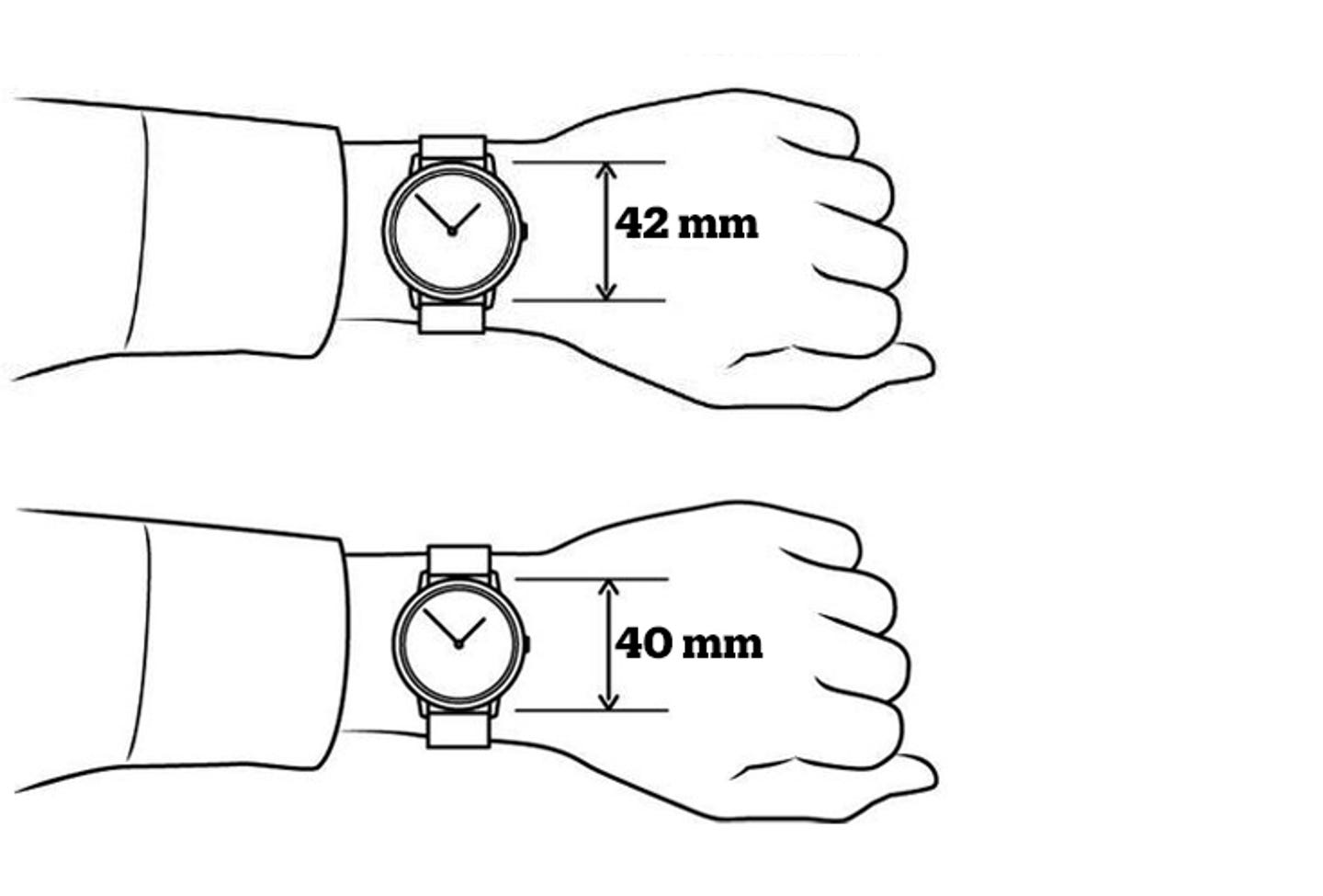 Welke maat horloge past bij mijn pols hotsell