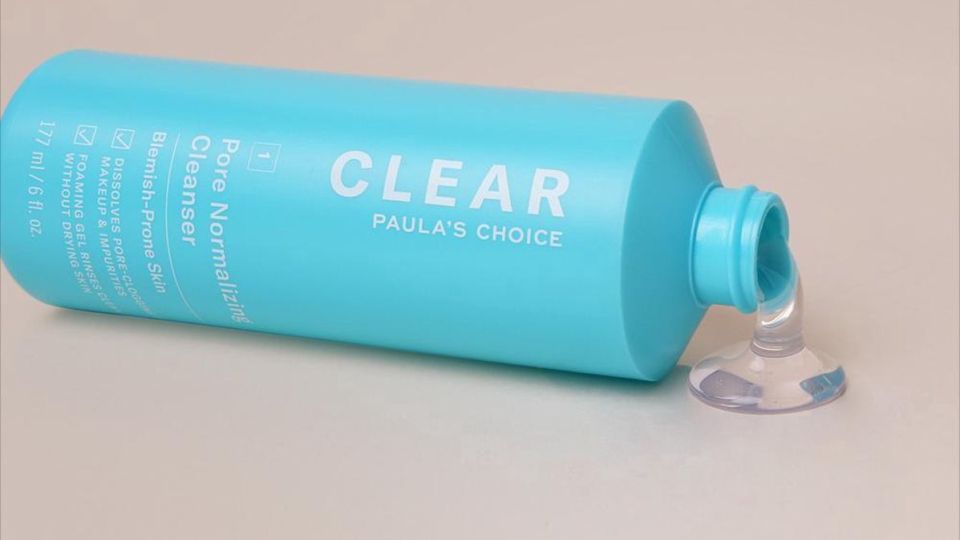Clear visueel beeld blauwe tube
