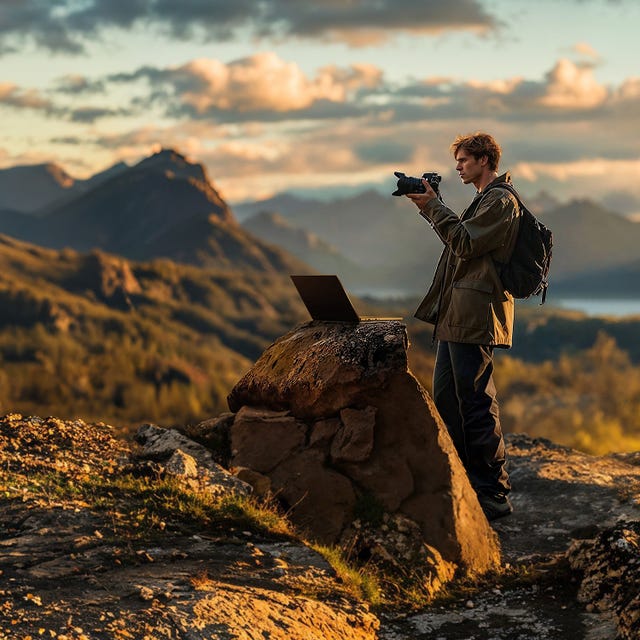 ASUS ProArt P16 sfeerbeeld buiten