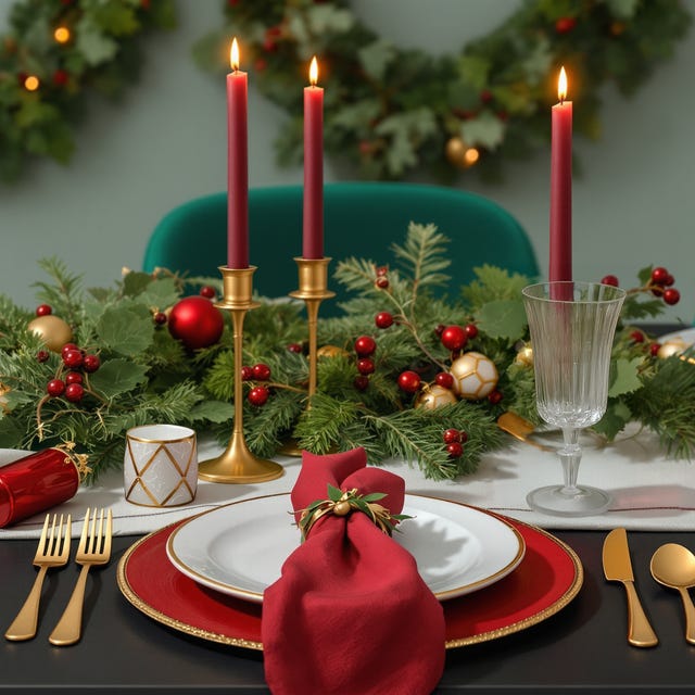 Klassieke kerst tafel Klassieke kerst tafel