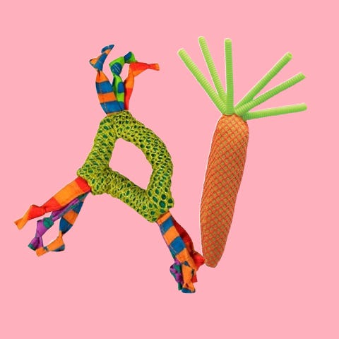 Speelgoed met kattenkruid