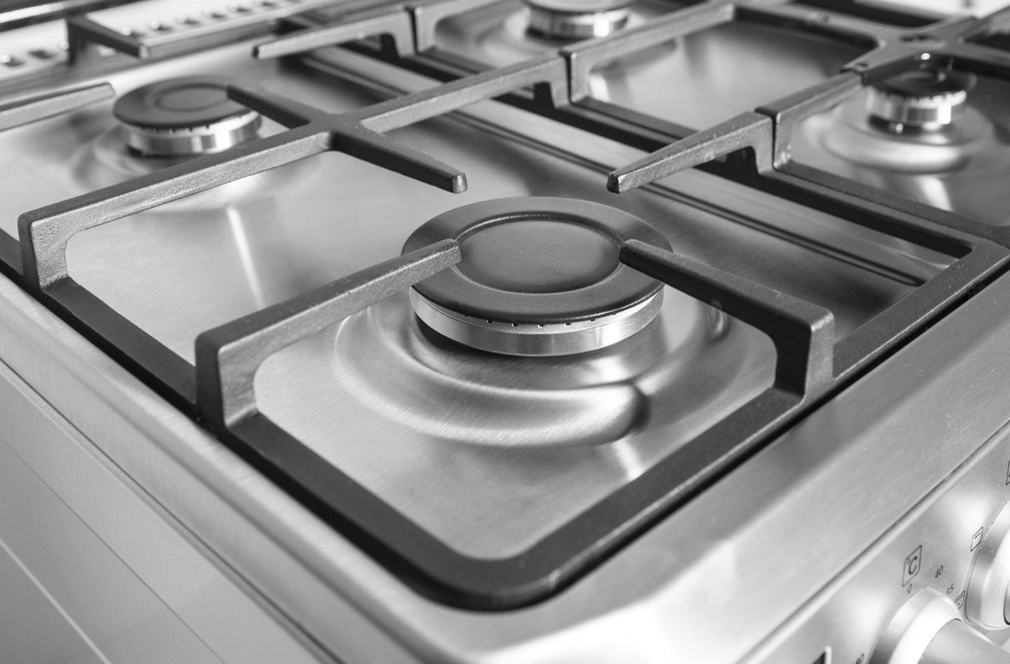 Pit van een gasfornuis