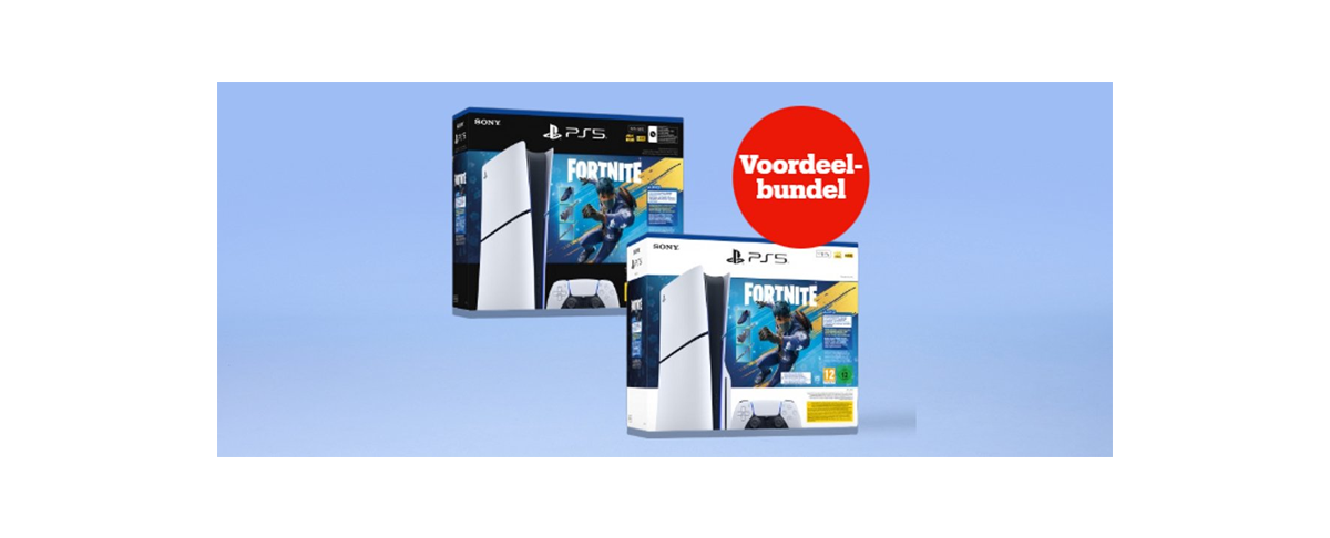 PS5 Fortnite voordeelbundel met exclusieve Fortnite extra's
