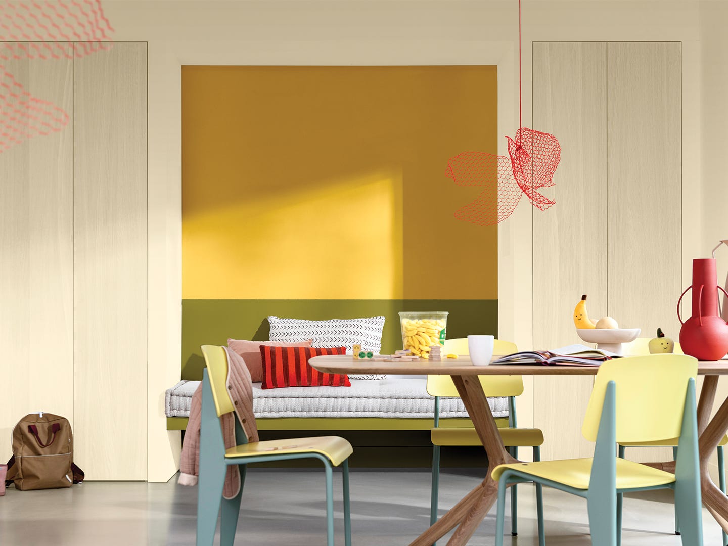 Flexa Kleur van het Jaar 2025 True Joy in eetkamer.png