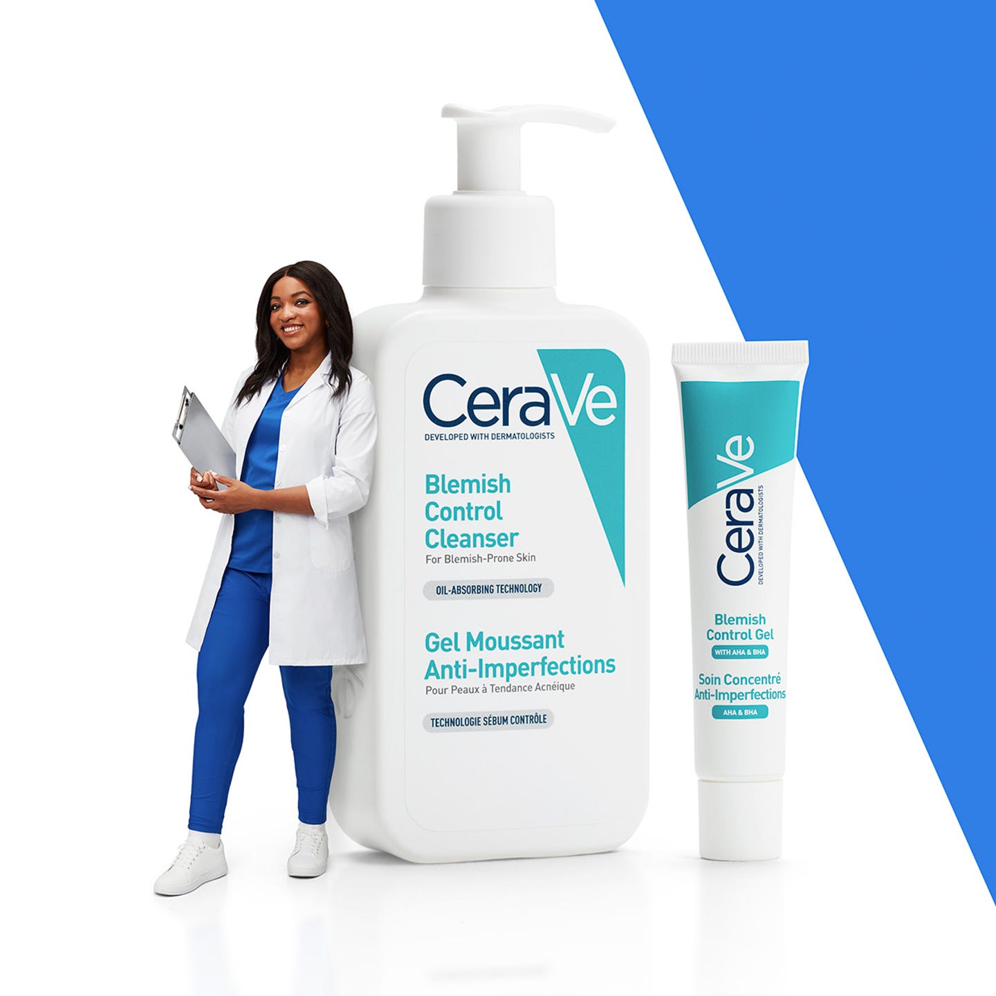 CeraVe blemish control cleanser en control gel